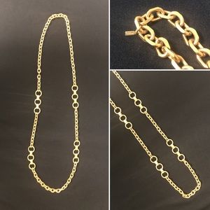 Vintage MONET Gold Longer Length Chain